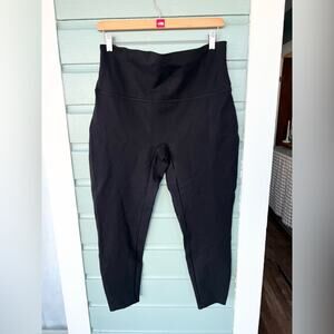 Spanx black ponte knit pants size 1X